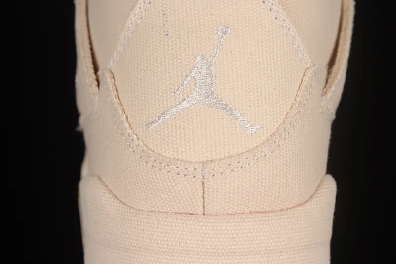 All categories Air Jordan Jordan series basketball shoes Air Jordan 4 J version Air Jordan 4 Retro "Canvas" AJ4 Joe 4 beige canvas basketball shoes DQ4909-100